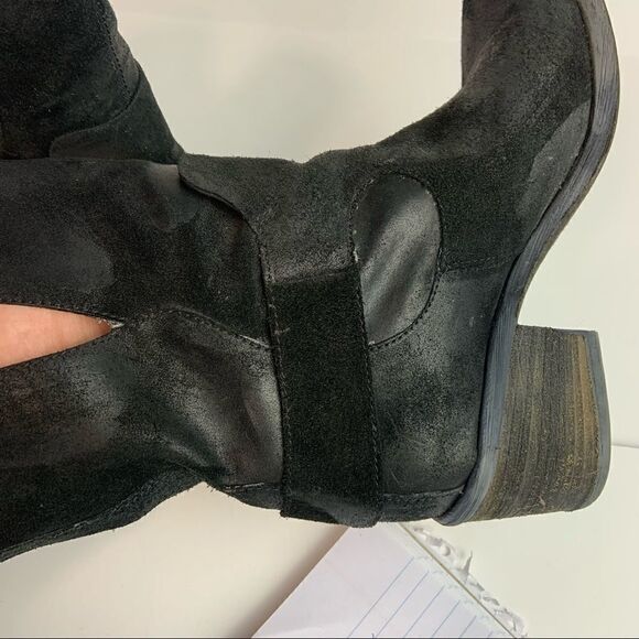 Donald Pliner Black  Donata Heeled Boot Size 6.5M - Picture 6 of 8